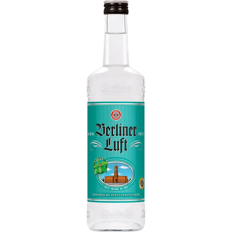 Berliner Luft Pfefferminz Likör 18% 0,7 Liter