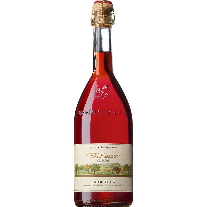 Jörg Geiger Prisecco Rotfruchtig alkoholfrei 0,75 Liter