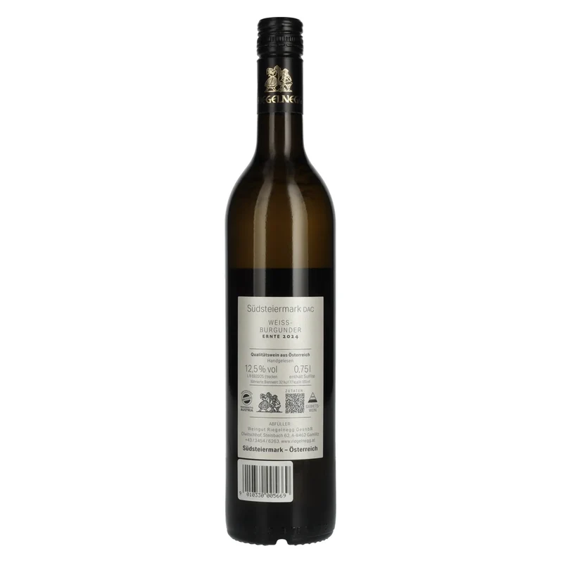 Riegelnegg Weissburgunder Südsteiermark DAC 2024 12,5% Vol. 0,75l