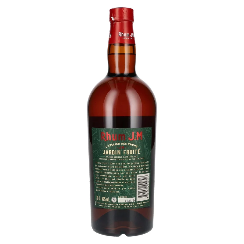 Rhum J.M JARDIN FRUITÉ Rhum Agricole 42% Vol. 0,7l