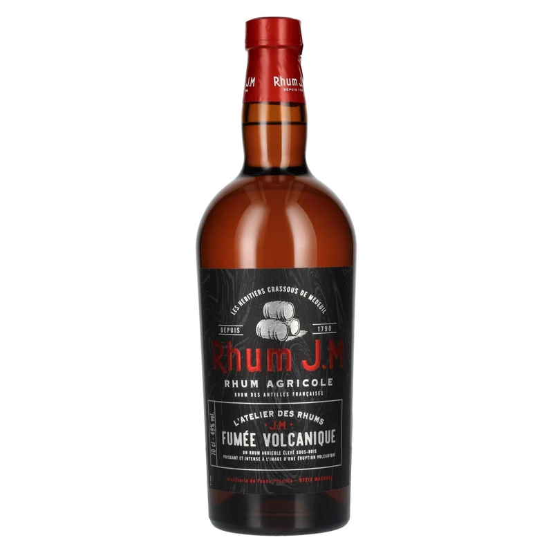 Rhum J.M FUMÉE VOLCANIQUE Rhum Agricole 49% Vol. 0,7l