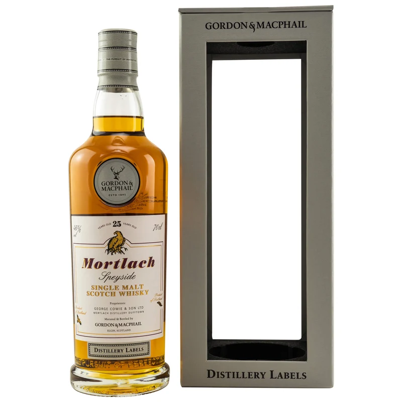 Mortlach 25 Jahre Distillery Labels