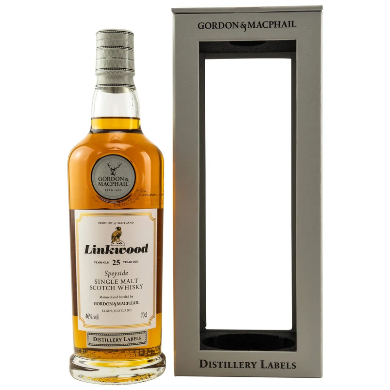 Linkwood 25 Jahre Distillery Labels