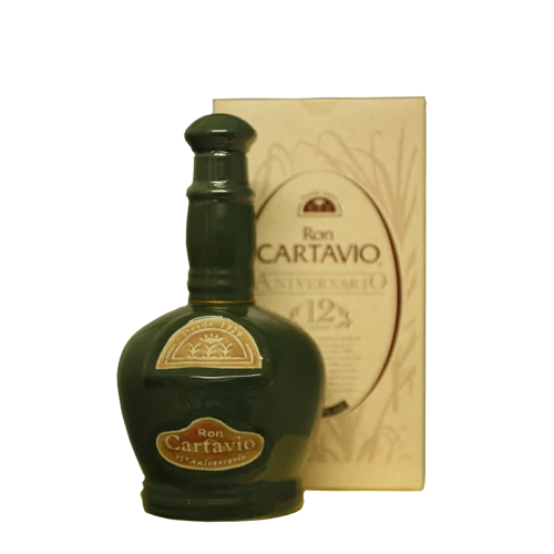 Cartavio 12 anos Aniversario Keramikflasche