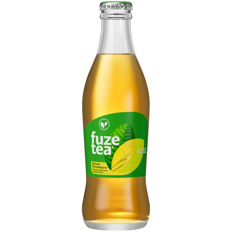 Fuze Tea Zitrone-Zitronengras Eistee 24x 0,25 Liter (MEHRWEG)