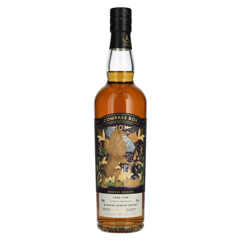 Compass Box CHEZ LION Bespoke Release Blended Scotch Whisky 46% Vol. 0,7l