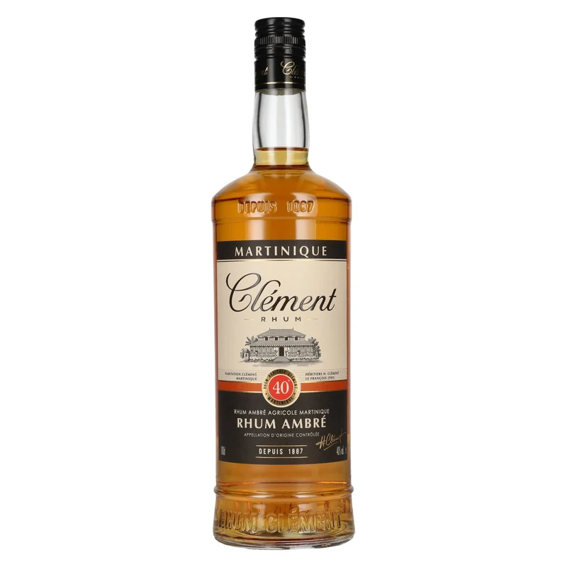 Clément Rhum Agricole Ambré 40% Vol. 1l