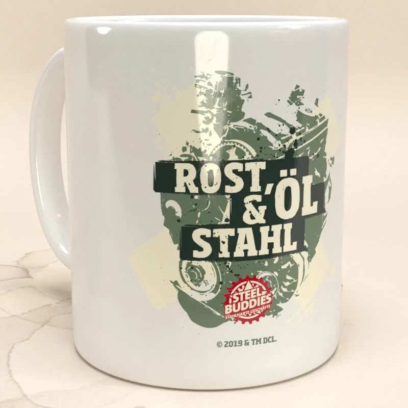 Steel Buddies Tasse "Rost, Öl & Stahl"