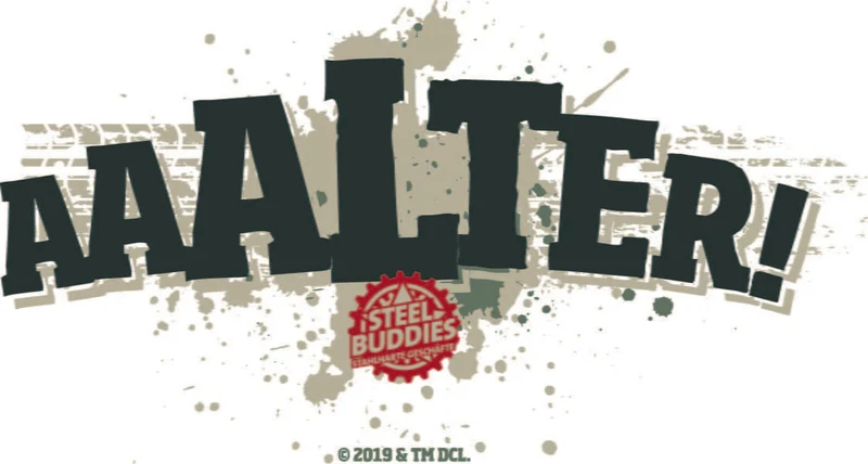 Steel Buddies Emaille-Becher "Aaalter!"