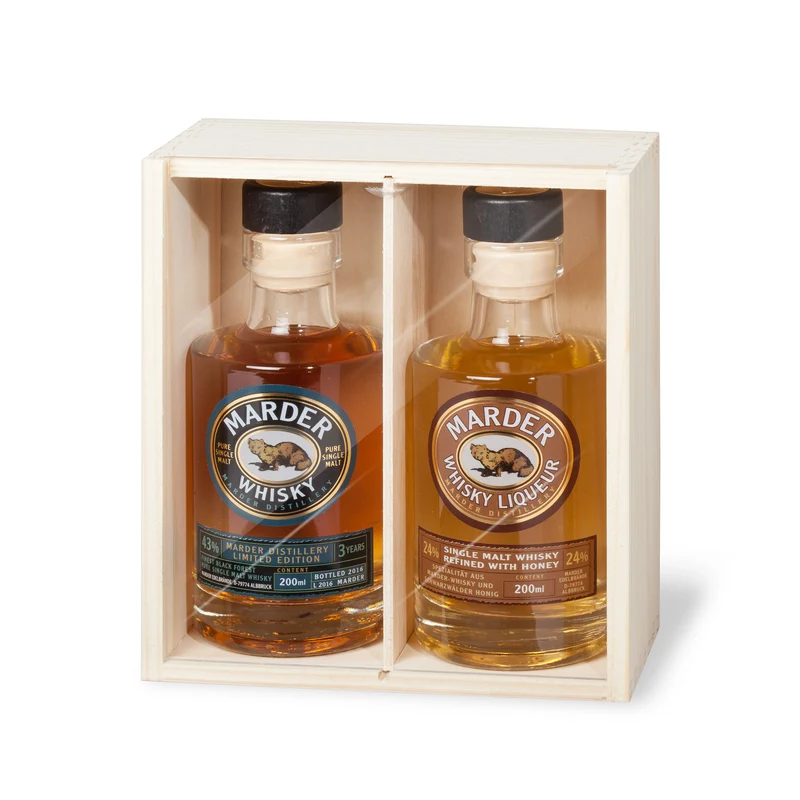 Marder Whisky-Set Classic/Liqueur