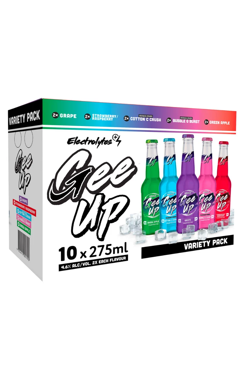 Gee Up RTDs Mixed 12 pack