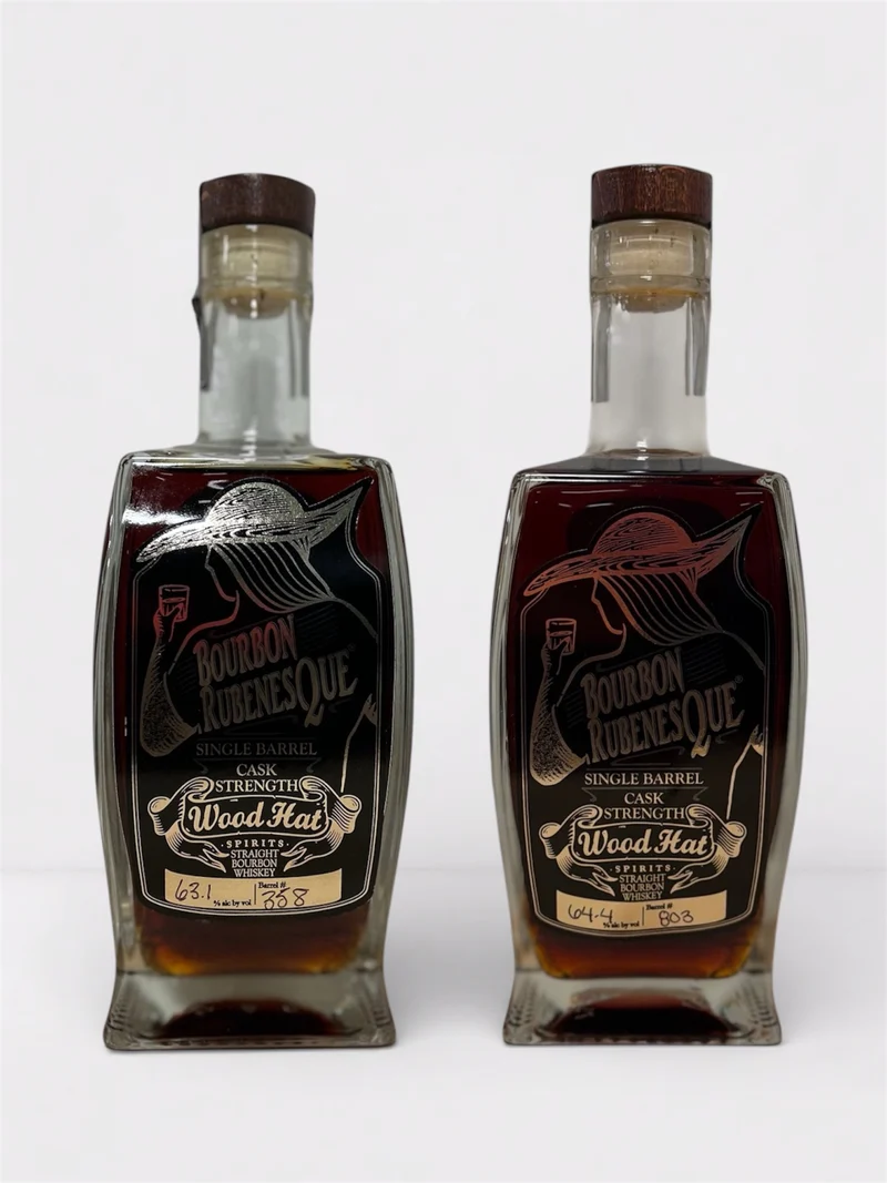 Wood Hat Bundle: Blue Corn 358 + Bourbon Rubenesque 803