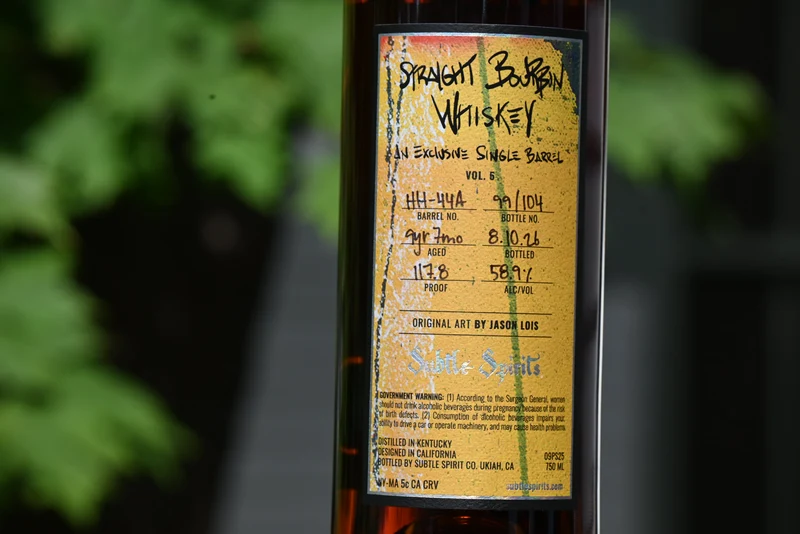 Vol. 5 Private Barrel Bourbon #HH-44A