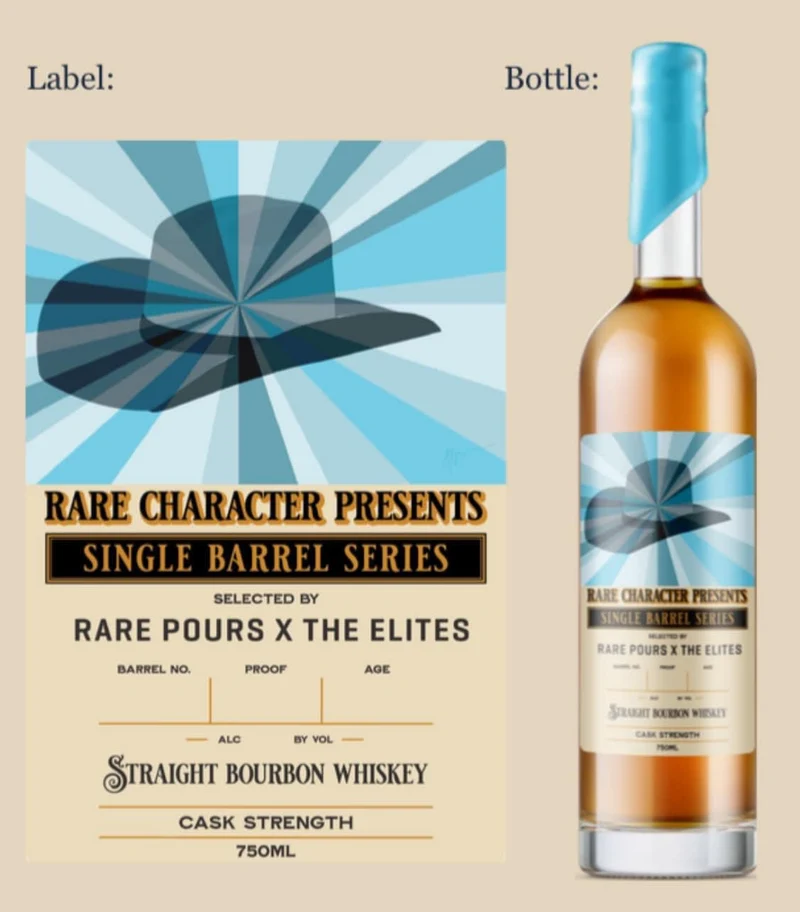 Rare Character: The Elites for HIC-14 - 8yr+ Straight Bourbon Whiskey at Cask Strength