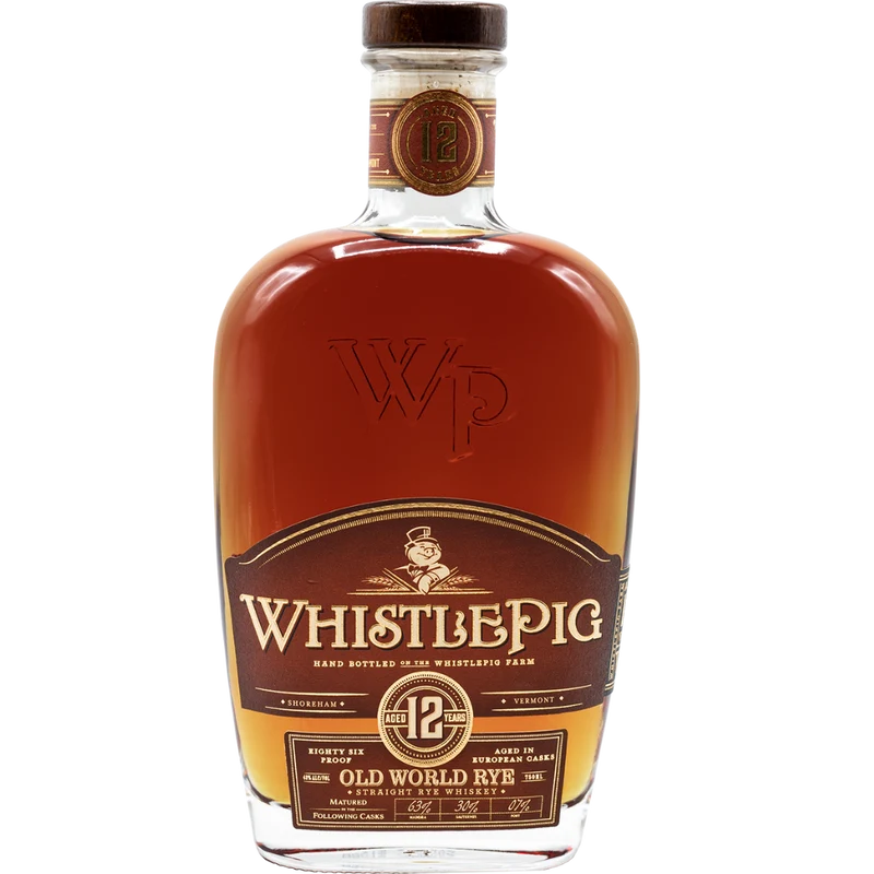 WhistlePig 12yo Rye Whiskey 700ml
