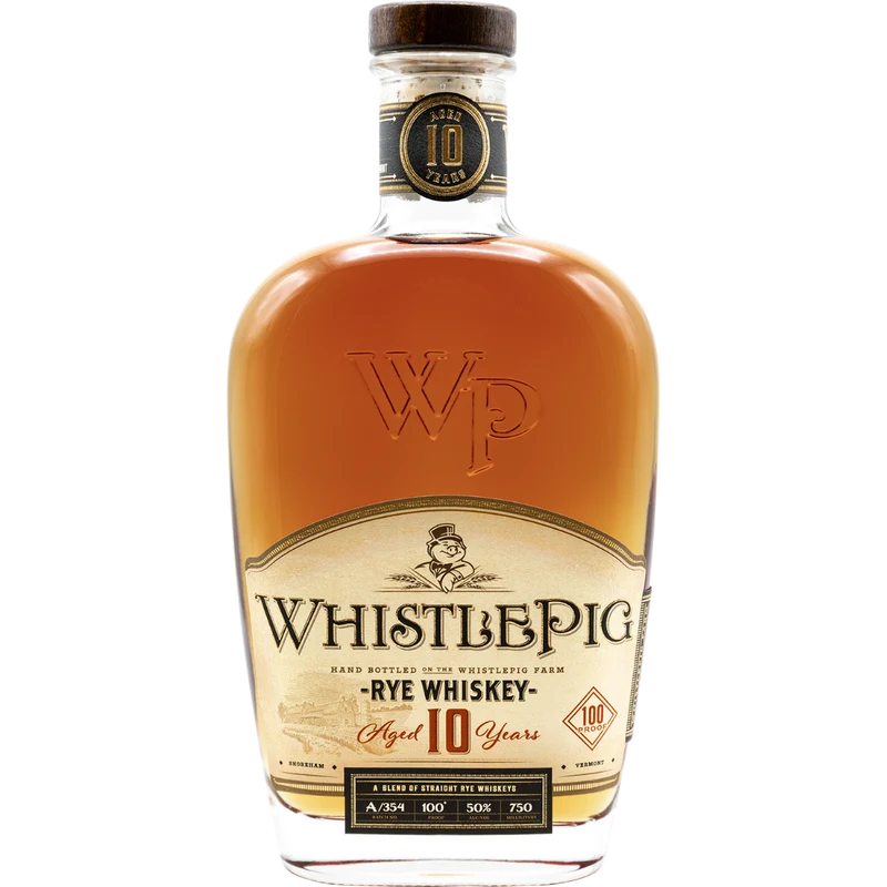 WhistlePig 10 Year Old Rye Whiskey 700ml