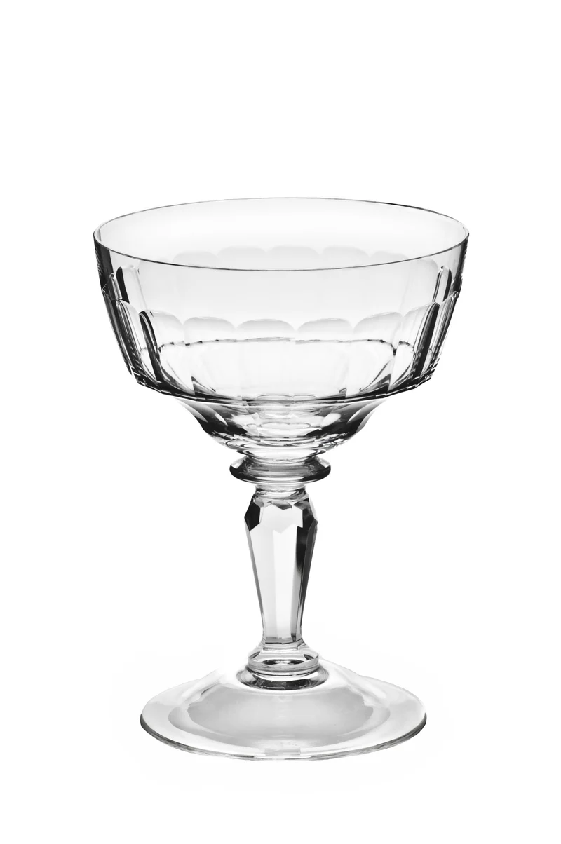 OTTO klar, Flächenschliff - Champagnerschale 146 mm