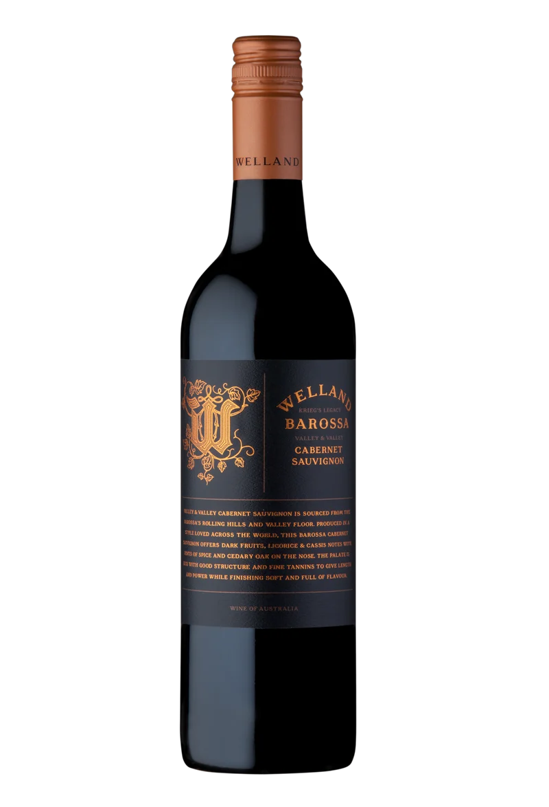 Welland Valley & Valley Cabernet Sauvignon 750 ml 6 Pack