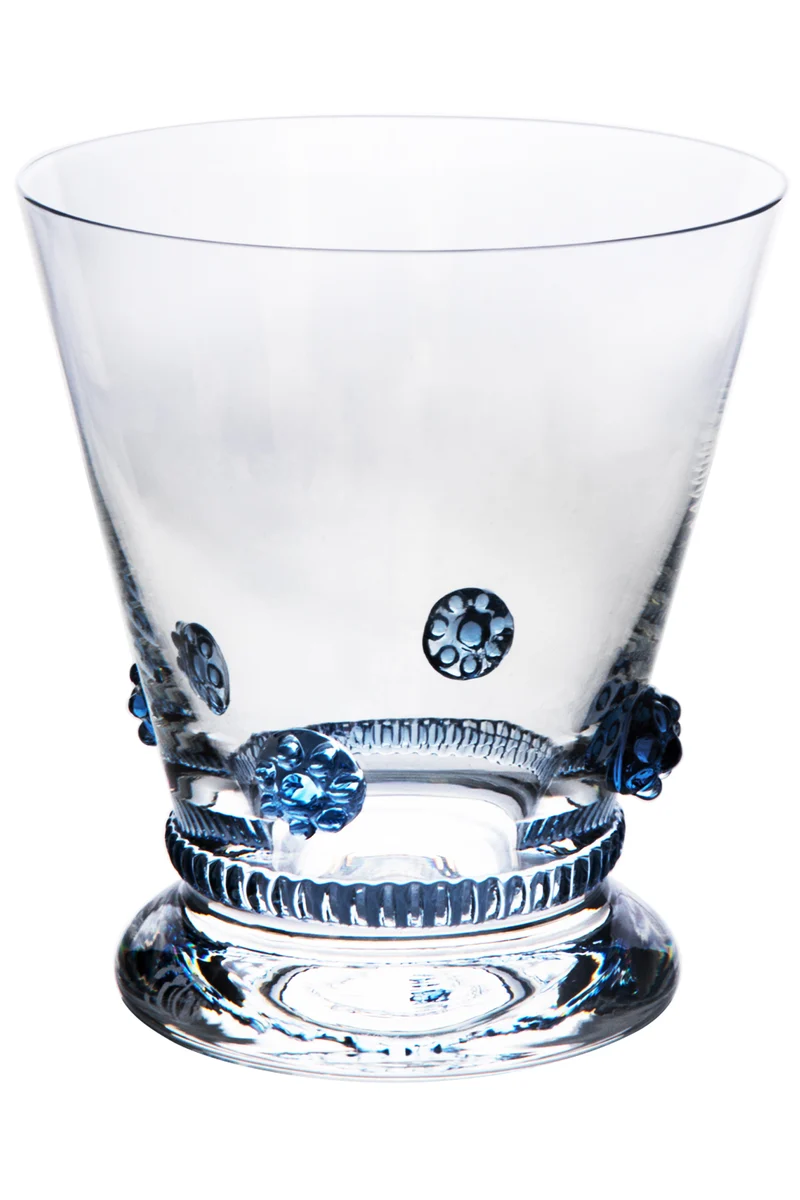 BACCHUS blaue, Rosetten & Radlband - Weinbecher 86 mm
