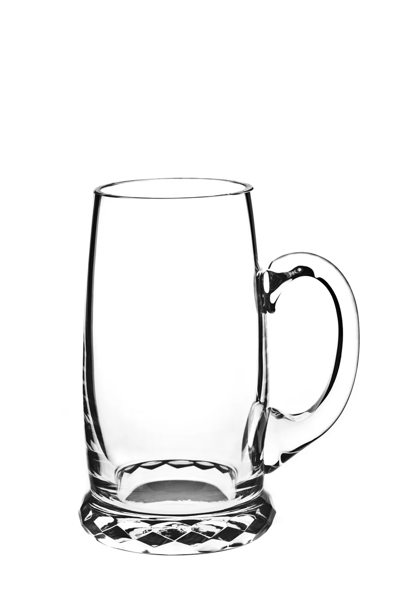 ALEXIS klar, Schliff - Bierkrug 0,5 l, 167 mm