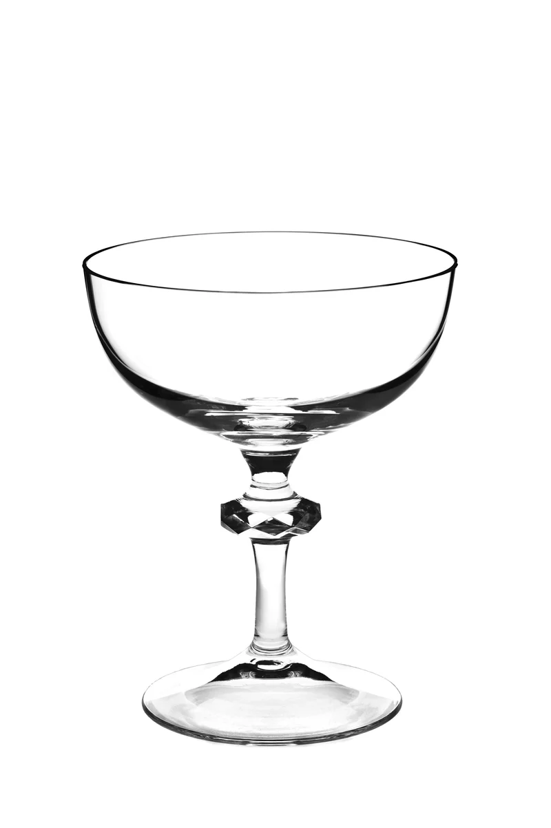 ALEXIS klar, Schliff - Champagnerschale 136 mm