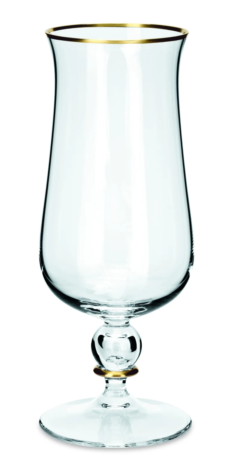 JUWEL klar, Goldrand - Biertulpe 186 mm