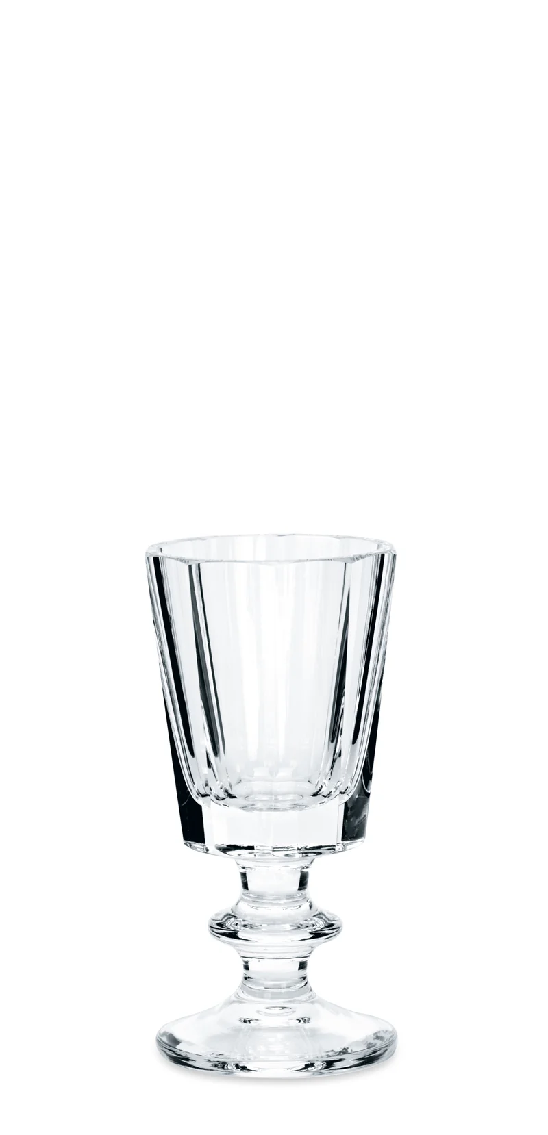 ROLAND klar, polierter Flächenschliff - Likörglas 84 mm