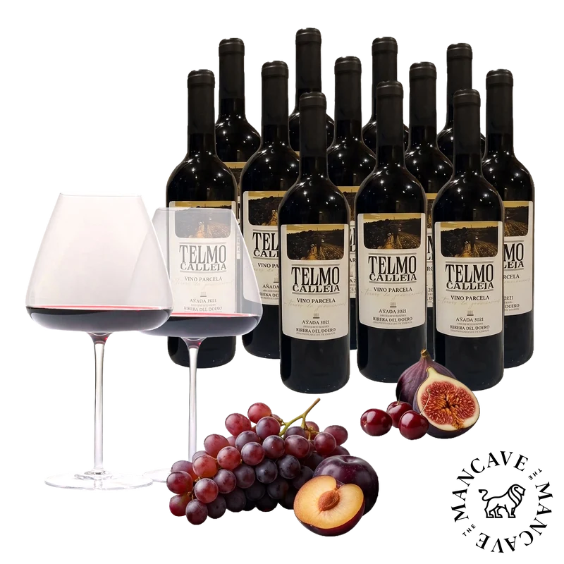 12 fl. Telmo Calleja 2023 + 2 stk. GRATIS Bold Bourgogne Glas
