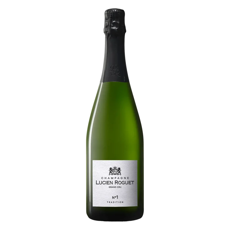Lucien Roguet Grand Cru Champagne Probierpaket (5 Fl.) + GRATIS Royal Champagnersäbel