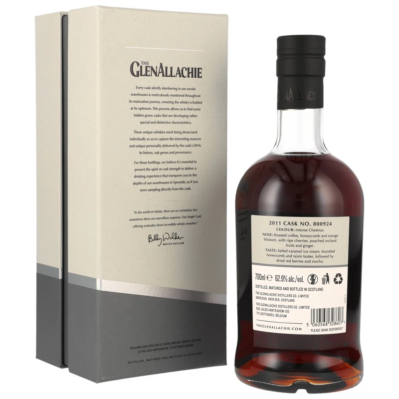 GlenAllachie | 13 Jahre | 2011/2024 | Oloroso Sherry #800924 Single Cask | 62,9%