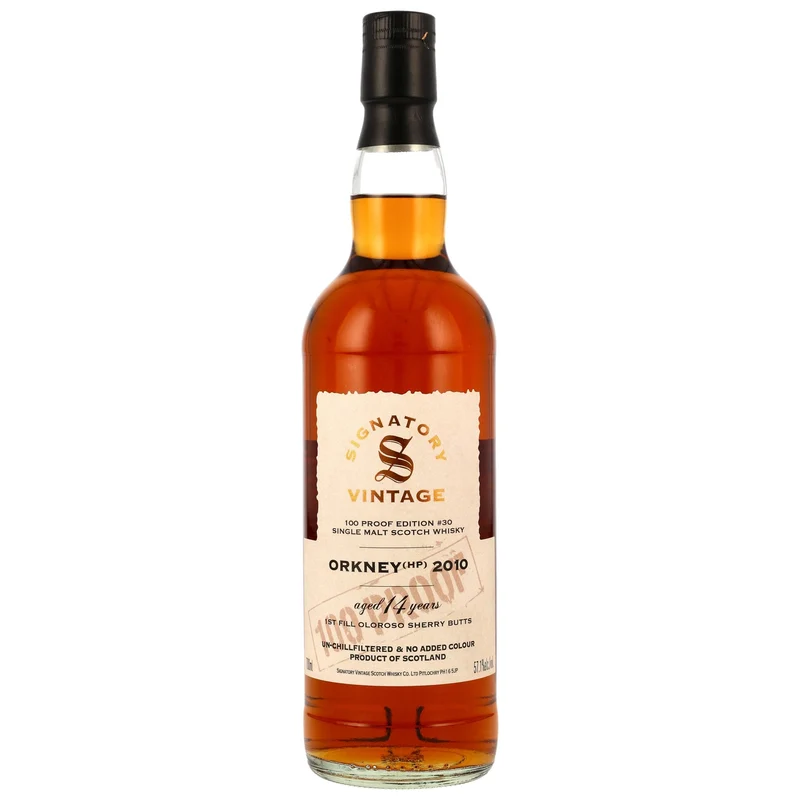 Orkney (HP) | 100 Proof Edition #30 | Signatory Vintage | 2010/2024 | 14 Jahre | 57,1%