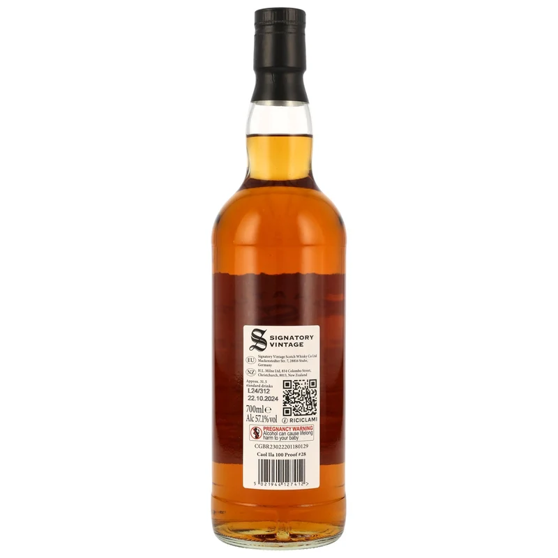 Caol Ila | 100 Proof Edition #28 | Signatory Vintage | 10 Jahre | 2014/2024 | 57,1%