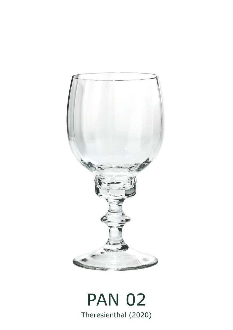 PAN Weinglas 171 mm - klares Glas, optisch, Flächenschliff