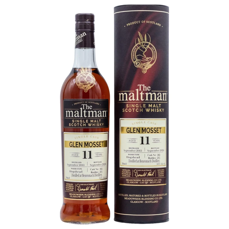 Glen Mosset (Benromach) | The Maltman | 2013/2024 | 11 Jahre | 54,6%