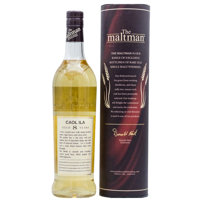 Caol Ila | The Maltman | 8 Jahre | 2016/2024 | Cask 311129 | 53,9%
