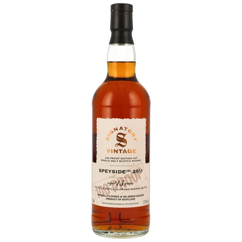 Speyside (M) | 100 Proof Edition #27 | 13 Years | 2011/2024 | Signatory Vintage | 57,1%