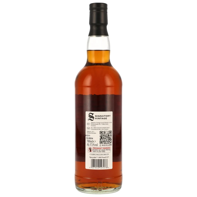 Speyside (M) | 100 Proof Edition #27 | 13 Years | 2011/2024 | Signatory Vintage | 57,1%