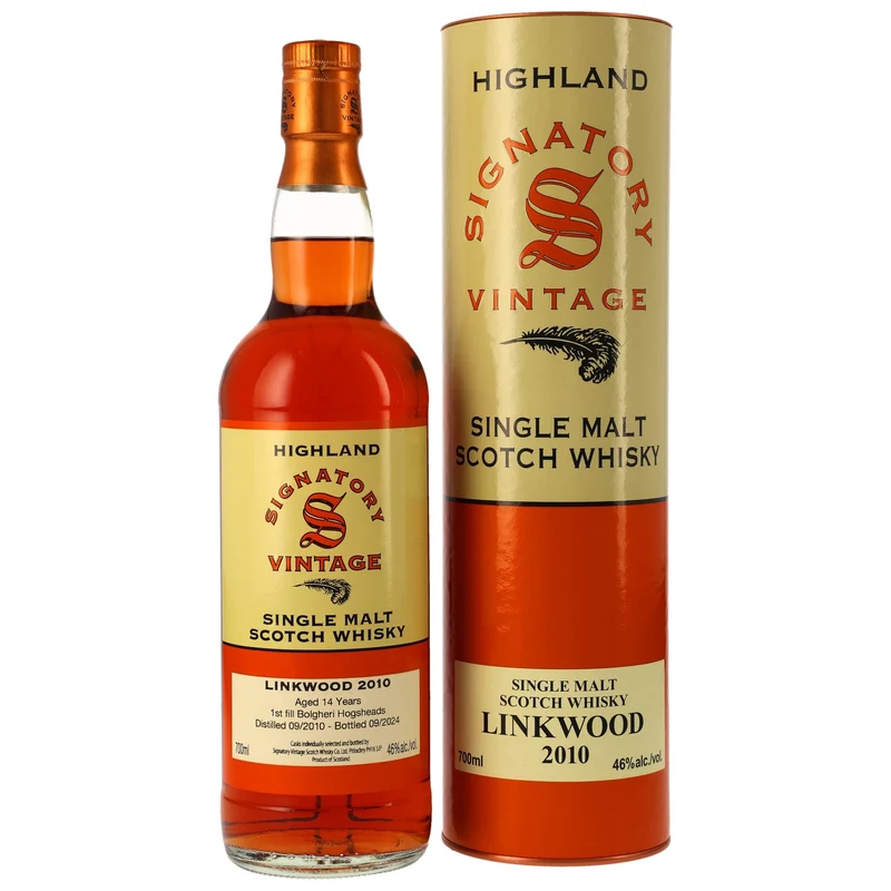 Linkwood | 14 Jahre | 2010/2024 | Bolgheri Cask | Signatory Vintage | 46%