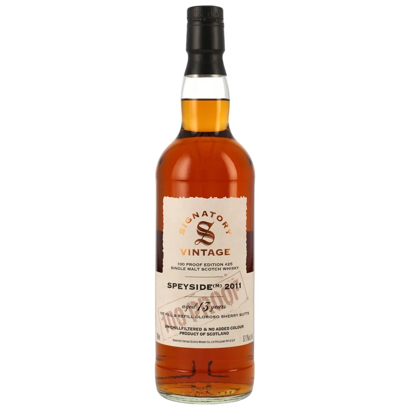 Speyside (M) | 100 Proof Edition #25 | 2011/2024 | Signatory Vintage | 57,1%