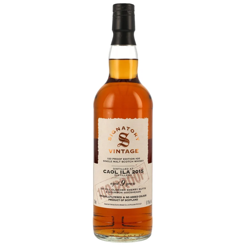 Caol Ila | 100 Proof Edition #26 | Signatory Vintage | 9 Jahre | 2015/2024 | 57,1%