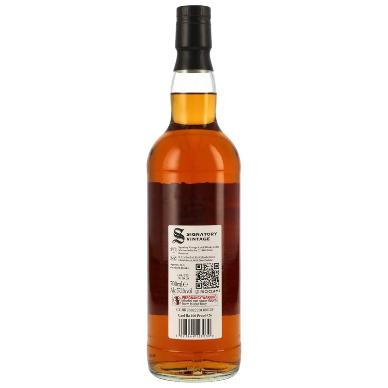 Caol Ila | 100 Proof Edition #26 | Signatory Vintage | 9 Jahre | 2015/2024 | 57,1%
