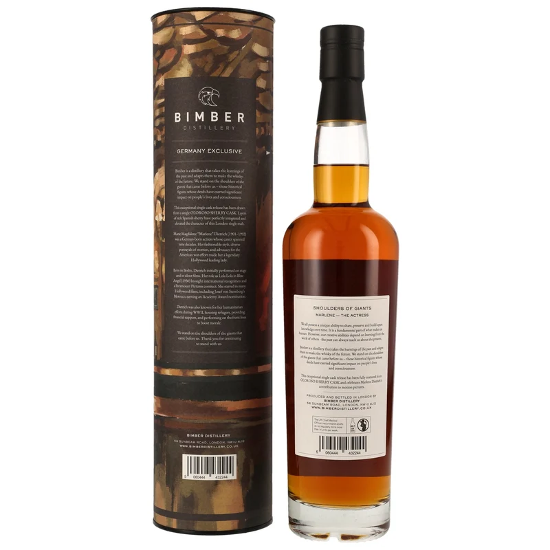 Bimber | Oloroso Cask #442 | Germany Edition 2024 - Shoulders of Giants Marlene | 58,1%