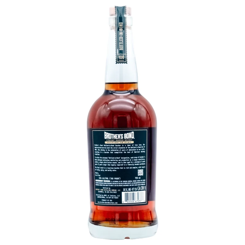 Brother’s Bond Bottled in Bond | Aged 7 Years | Straight Bourbon Whiskey | 0,75l | 50%