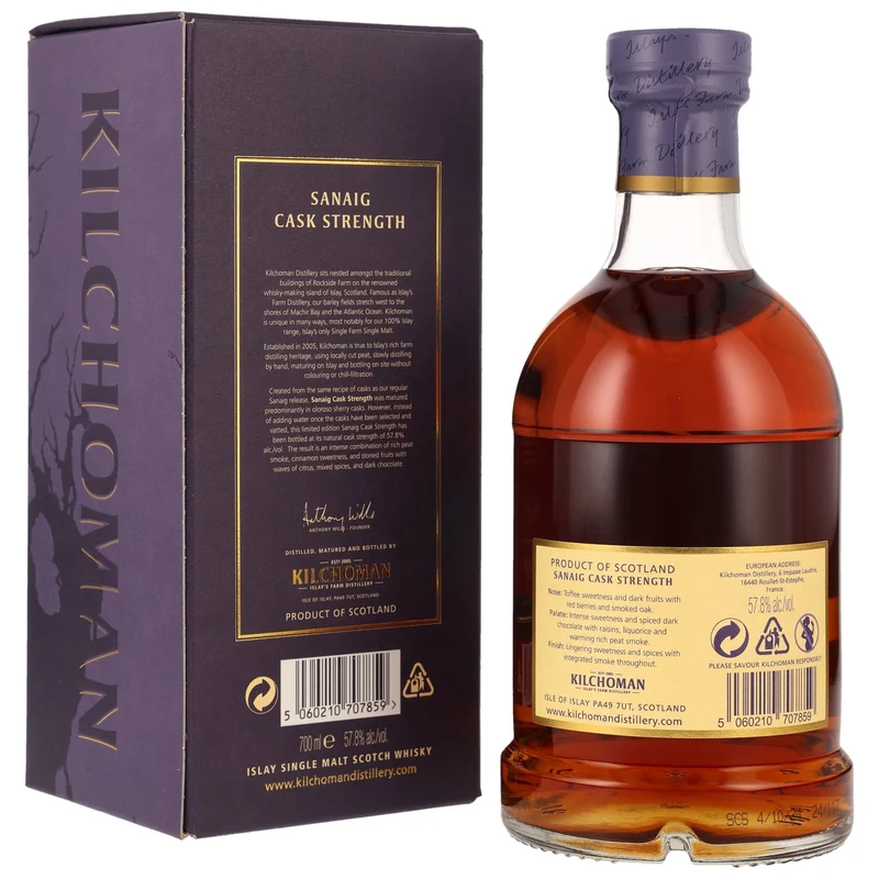 Kilchoman Sanaig Cask Strength Whisky | 57,8%