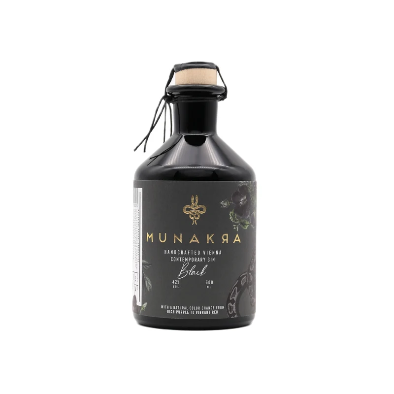 Munakra Vienna Black Contemporary Gin 500ml