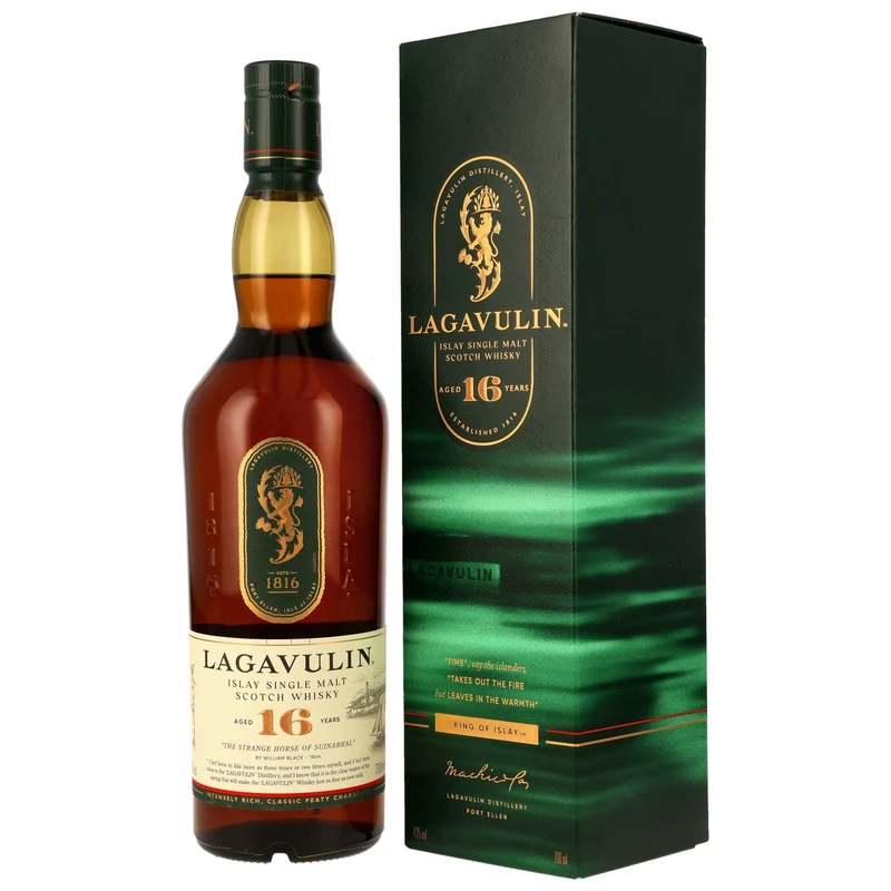 Lagavulin 16 Jahre neue Ausstattung Islay Single Malt 43% vol. 700ml