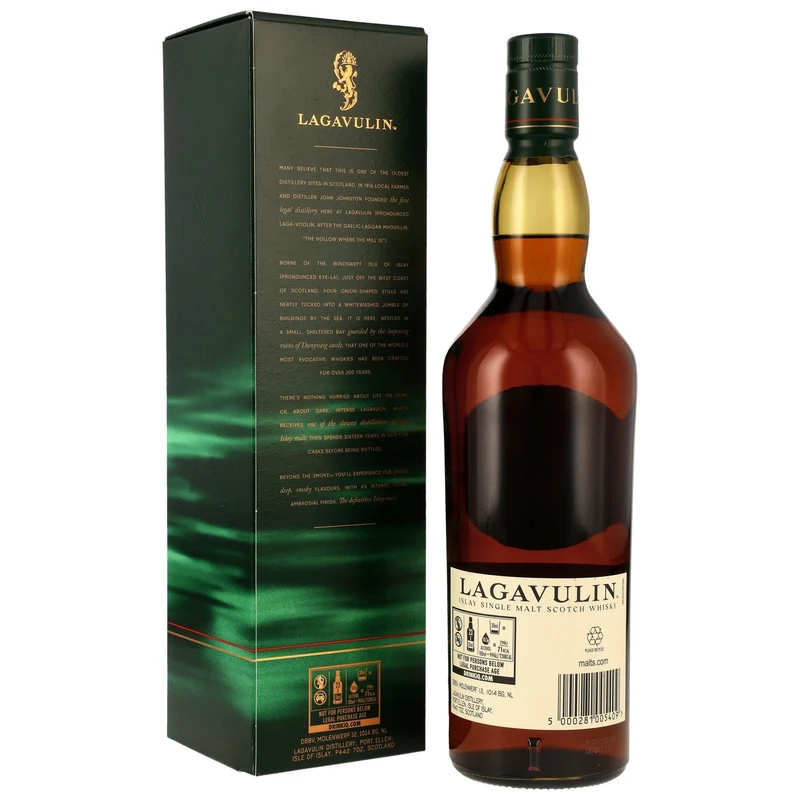 Lagavulin 16 Jahre neue Ausstattung Islay Single Malt 43% vol. 700ml