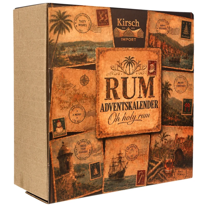 Rum Adventskalender 2026 – 24 x 0,02 l – 44,8% vol. 480ml