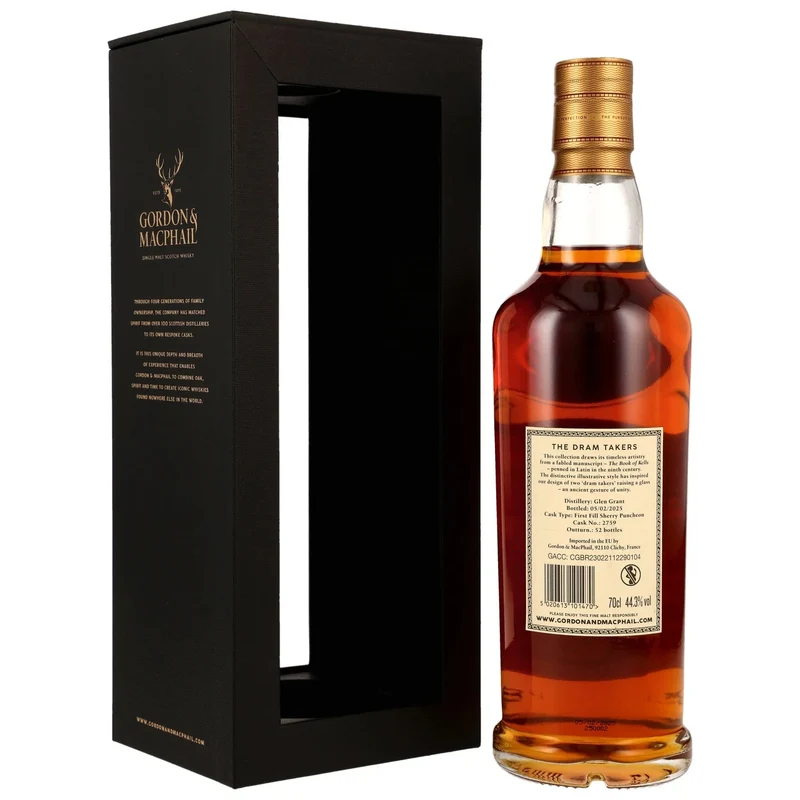 Glen Grant 1951/2025 73 Jahre #2759 G&M Dram Takers Collection 44,3% vol. 700ml