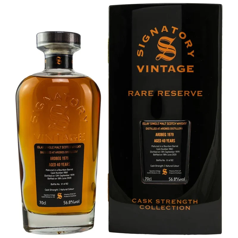 Ardbeg 1979/2020 40 Jahre #9861 Signatory Rare Reserve 56,8% vol. 700ml